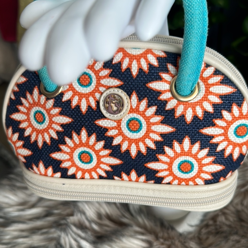 Spartina Natural Linen Cosmetic Bag - Picture 3 of 16
